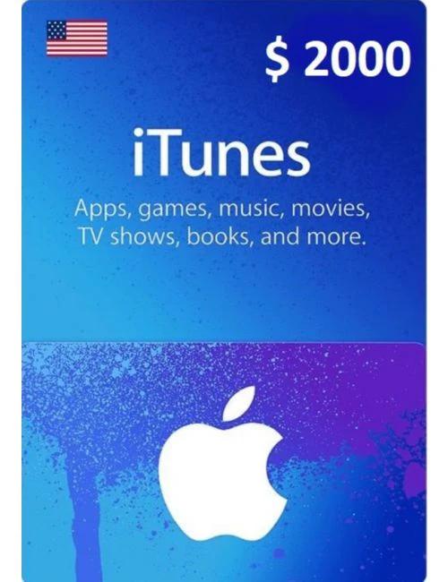 iTunes USA $2000